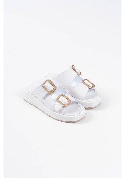 Modaserdem Nare Beyaz Cilt Terlik fiyatları