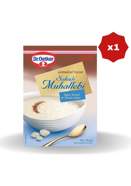Sakızlı Muhallebi 135GR - (1 Adet)