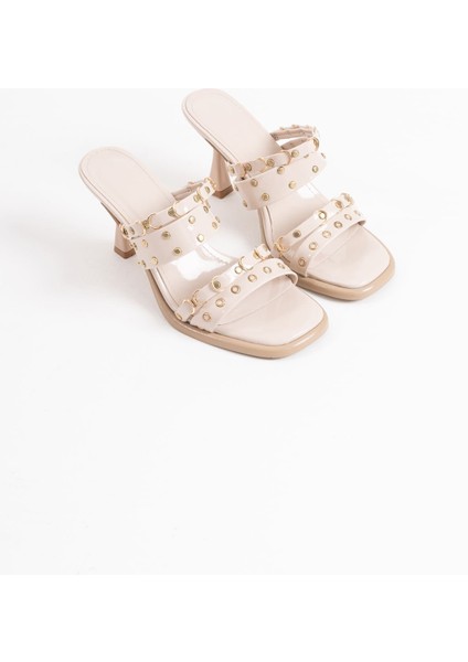 Modaserdem Merlin Topuklu Kadın Bej Terlik fiyatları