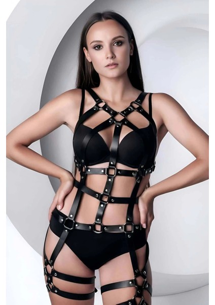 Fantazi Full Body Jartiyer Harness - APFT1295 fiyatları