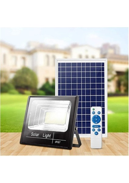 Ekim Aydınlatma 100 W Kumandalı Güneş Enerjili Solar LED Projektör - Beyaz Işık (6500K) - fiyatları