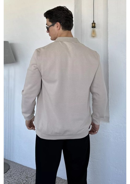Erkek Gömlek Yaka Sweatshirt P-00018556 modelleri