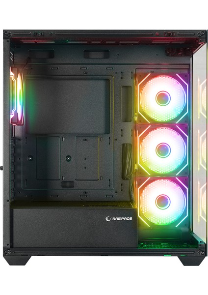 Hydra V4 750W 80 Plus Bronze Siyah 4X12CM Rgb Fan Atx Mid-T Gaming Oyuncu Kasası modelleri