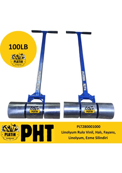 LINOLEUM ROLLER - 100 LB Vinil Pound 100lb Linolyum Rulo Vinil, Halı, Fayans, Linolyum, Ezme Silindiri plt280001000 modelleri