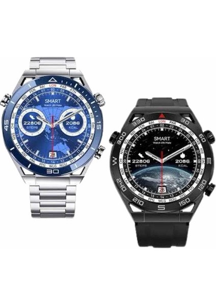 Nrtmsa 2025 Model Yuvarlak Ekran Android Ve İos Uyumlu Gps Takibi Yapabilen Akıllı Saat modelleri