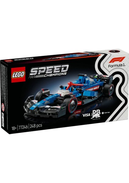 77246 LEGO Speed Champ. Visa Cash App Rb Vcarb 01 F1 248 Parça +18 Yaş