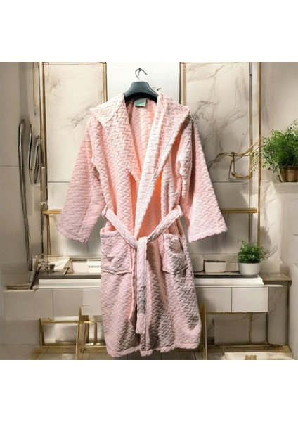 Bornoz Desenli Kumaş Kapüşonlu %100 Pamuk modelleri