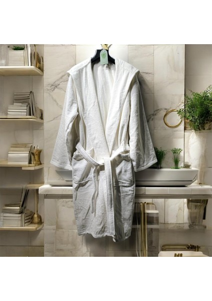 Bornoz Desenli Kumaş Kapüşonlu %100 Pamuk modelleri