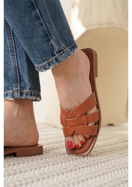 Modaserdem Marlen Taba Hakiki Deri Terlik indirimleri