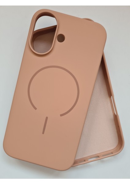 iPhone 16 Magsafe ile Uyumlu Yumuşak Soft Mükemmel Manyetik Esnek Lansman Silikon Kılıf