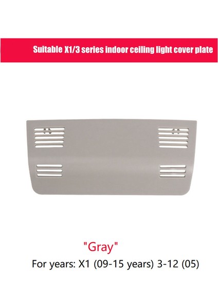 Gri Araba Iç Çatı Okuma Lamba Çerçevesi Trim Aksesuar Bmw X1 E84 2009-2015 3 &#39 E91 2005-2012 51448036236 (Yurt Dışından) fırsatları