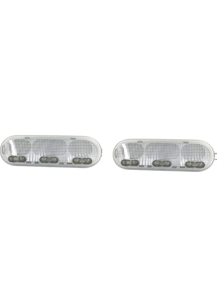 2x 3-Bottonlu Araba Iç Kubbe Nissan Qashqai Için Işık Tavan Lambası Okuma Sunny Micra/renault Dacia Için Mart (Yurt Dışından)