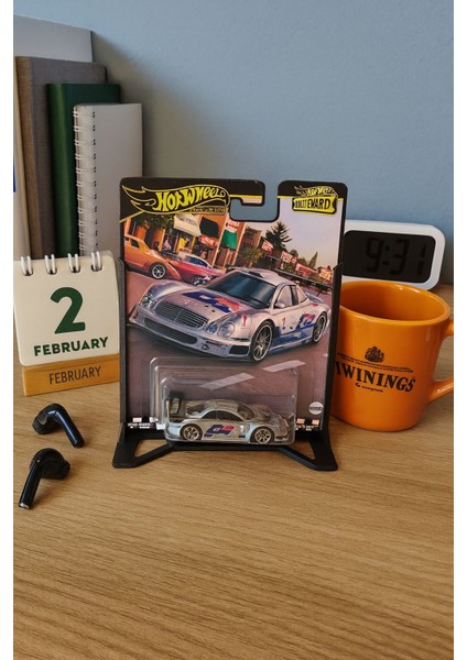 Hotwheels Premium Oyuncak Araç Sergileme Standı 3'lü Masaüstü Organizer