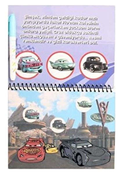 Cars Sihirli Boyama Kitabı 2-4 Yaş İçin Su Kalemiyle Eğlenceli Boyama Deneyimi indirimleri