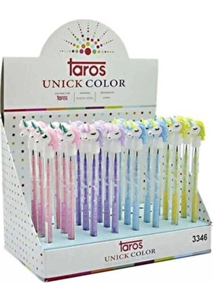 Unicorn Kalem Pembe Renkli 11 Parça Değiştirilebilir Uçlu Ergonomik Tasarım modelleri