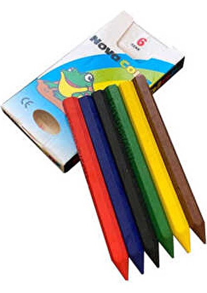 1106 Color 6'lı Pastel Kalem Seti Renkli 6 Adet Çocuklar İçin Eğlenceli modelleri