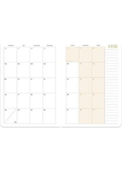 Ciltli Akademik Ajanda 17x24 cm 176 Sayfa Yıldız Desenli Türkiye Menşeli