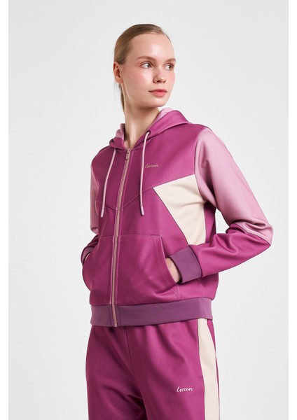 Kadın Fermuarlı Kapüşonlu Sweatshirt 25N-2131 modelleri
