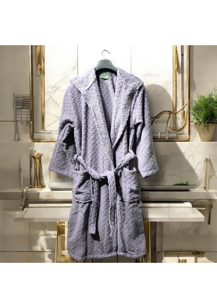 Bornoz Desenli Kumaş Kapüşonlu %100 Pamuk modelleri