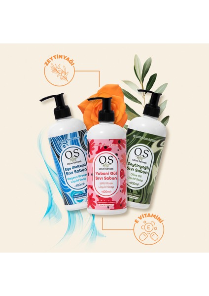 3' Lü Sıvı Sabun Seti fiyatları