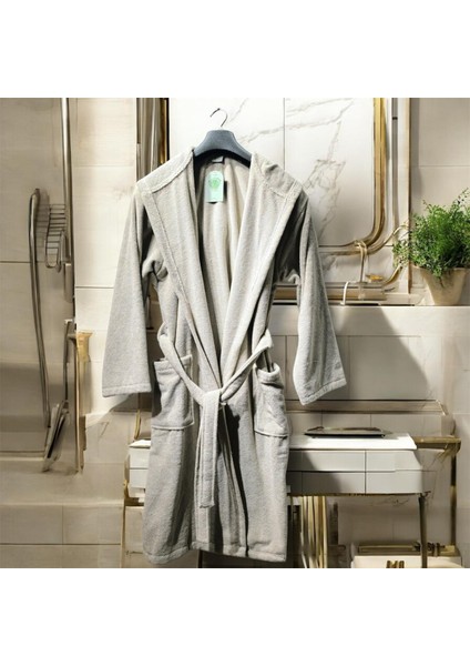 Bornoz Desenli Kumaş Kapüşonlu %100 Pamuk modelleri