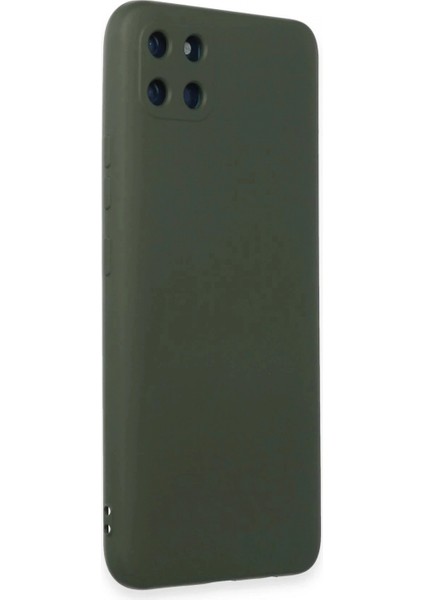 Realme C11 Kılıf Nano Içi Kadife Silikon - Koyu Yeşil fiyatları