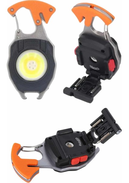 Msa-Shop Çok Işlevli Acil Durum Işığı USB Şarjlı Cep Feneri 7 Farklı Mod indirimleri