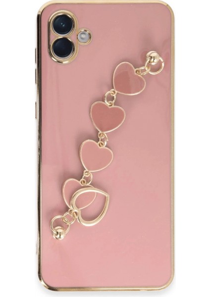 Samsung Galaxy A04E Kılıf Esila Silikon - Pudra