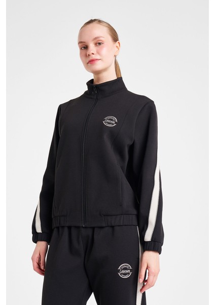 Kadın Fermuarlı Sweatshirt 25N-2138