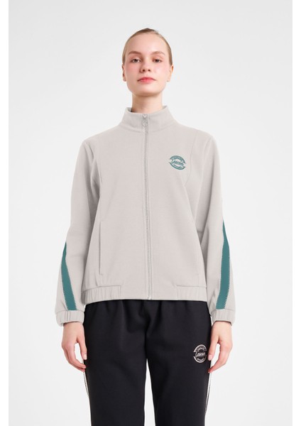 Kadın Fermuarlı Sweatshirt 25N-2138