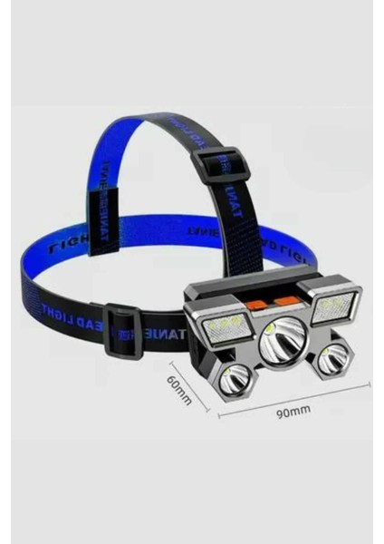 Msa-Shop 5 LED Far Şarj Edilebilir Güçlü Kafa Lambası Kamp Lambası 4 Modlu (Kopya) indirimleri