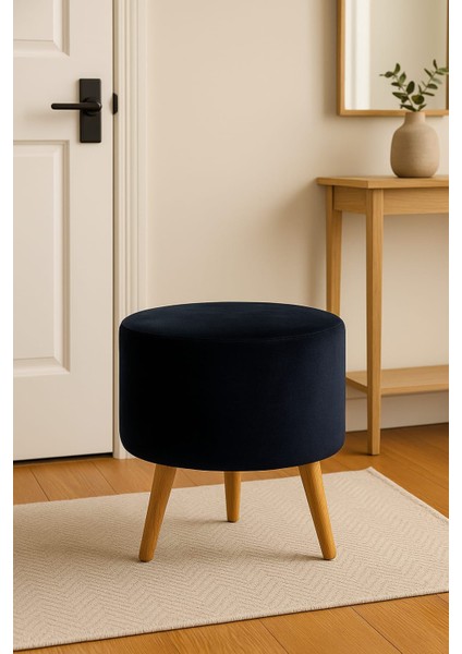 Modern Dekoratif Ahşap Masif Ayaklı Antrasit Babyface Puf Bench Tabure Koltuk fiyatları