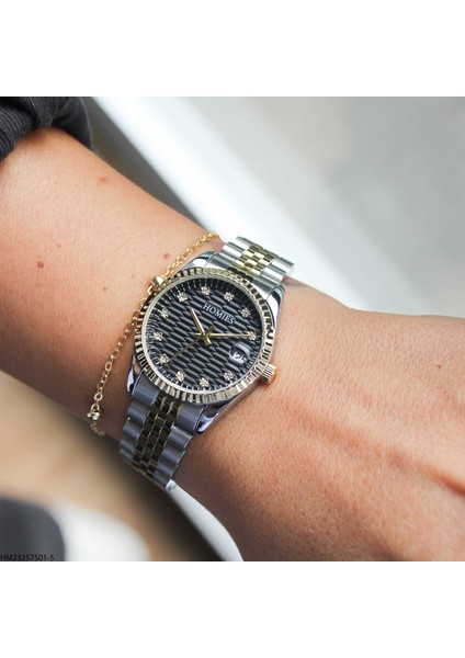 HM23257S01-5 Çelik Kordonlu Kadın Kol Saati fırsatları