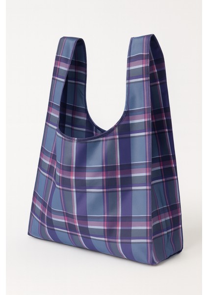 Pratik Katlanabilir Bez Alışveriş Çantası – Kılıflı ve Dayanıklı Kumaş