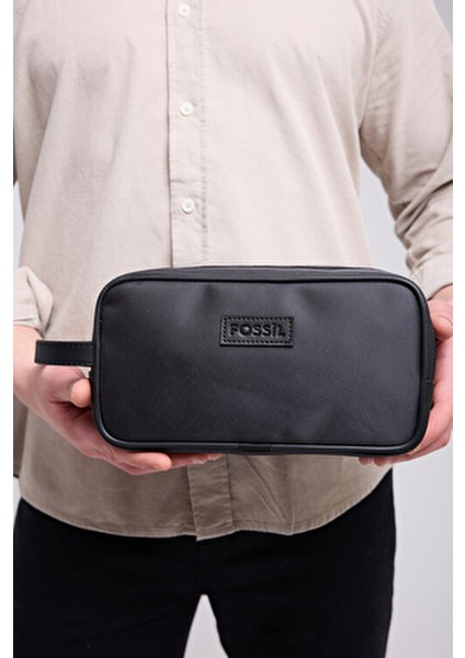 Tıraş Çantası Dayanıklı Siyah Kumaş ile Ergonomik Tasarım Seyahat İçin Uygun fırsatları