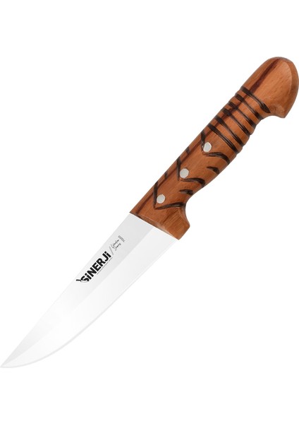 Wooden Saplı Kasap Bıçağı 14,5 cm