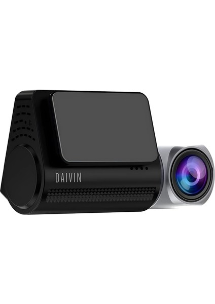 Daıvın A6M 4K Qhd Wifi Adas 170° Ultra Geniş Açılı Gece Görüşlü Ön ve Arka Araç Içi Kamera