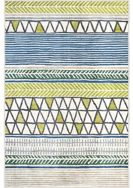 Desenlerin Dansı Geometrik Renkli Modern Renkli Kaymaz Taban Halı fırsatları