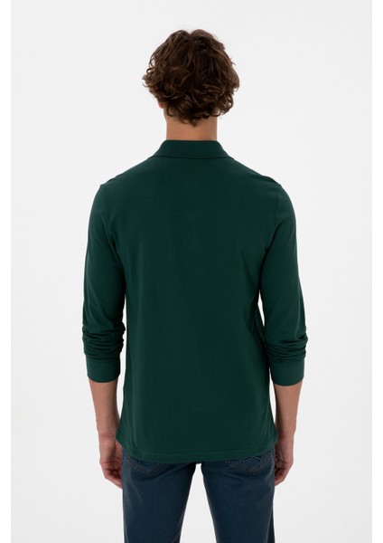 Erkek Koyu Yeşil Sweatshirt 50315941-VR079 indirimleri