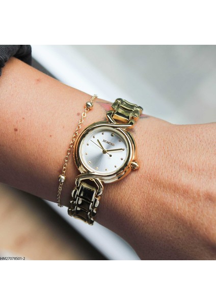 HM27078S01-2 Çelik Kordonlu Kadın Kol Saati modelleri