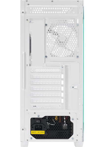 Hydra V4 750W 80 Plus Bronze Beyaz 4X12CM Rgb Fan Atx Mid-T Gaming Oyuncu Kasası