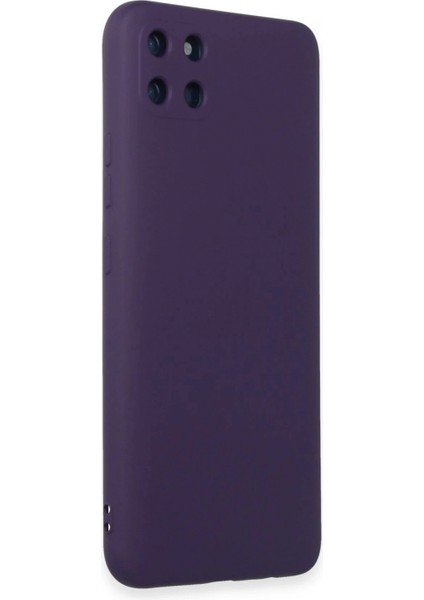 Realme C11 Kılıf Nano Içi Kadife Silikon - Mor fiyatları