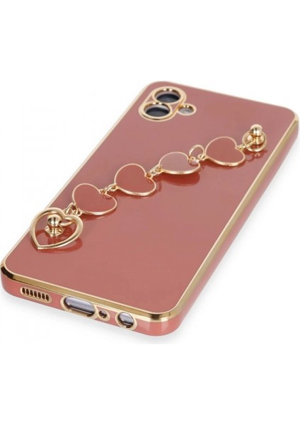 Samsung Galaxy A04E Kılıf Esila Silikon - Kırmızı fırsatları