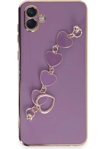 Samsung Galaxy A04E Kılıf Esila Silikon - Mor