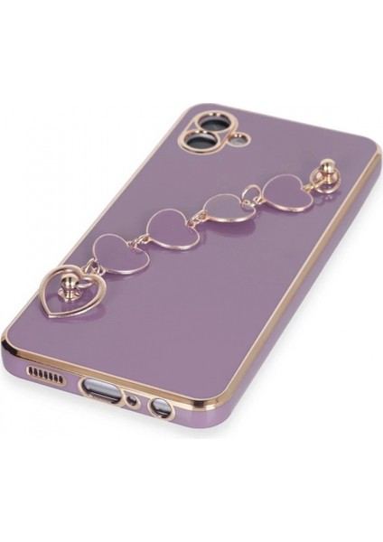 Samsung Galaxy A04E Kılıf Esila Silikon - Mor fırsatları