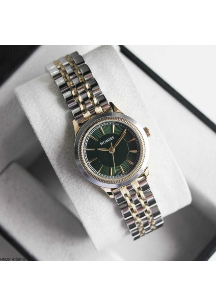 HM25141S01-5 Çelik Kordonlu Kadın Kol Saati