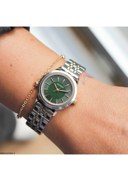 HM25141S01-5 Çelik Kordonlu Kadın Kol Saati modelleri