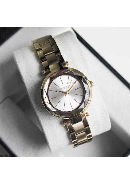 HM18869S02-1 Çelik Kordonlu Kadın Kol Saati