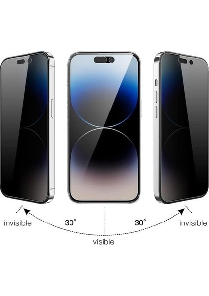 Apple iPhone 15 Pro Max Prıvacy Mat Seramik Ekran Koruyucu modelleri