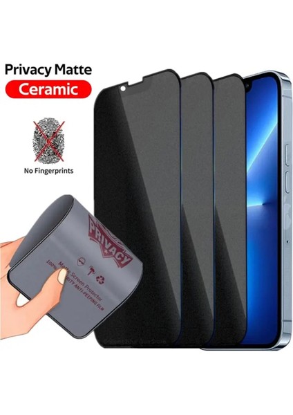 Apple iPhone 15 Pro Max Prıvacy Mat Seramik Ekran Koruyucu indirimleri